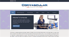 Desktop Screenshot of corvascular.com