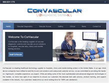 Tablet Screenshot of corvascular.com